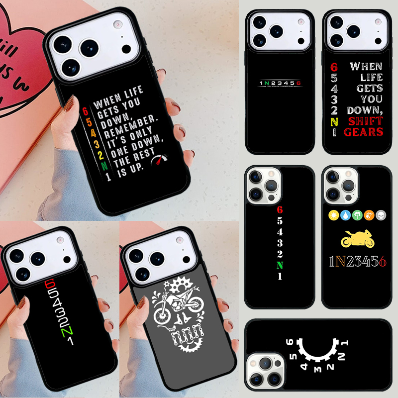 Motorcycle Gear Quotes - Motorcycle Gear Phone Case For Apple