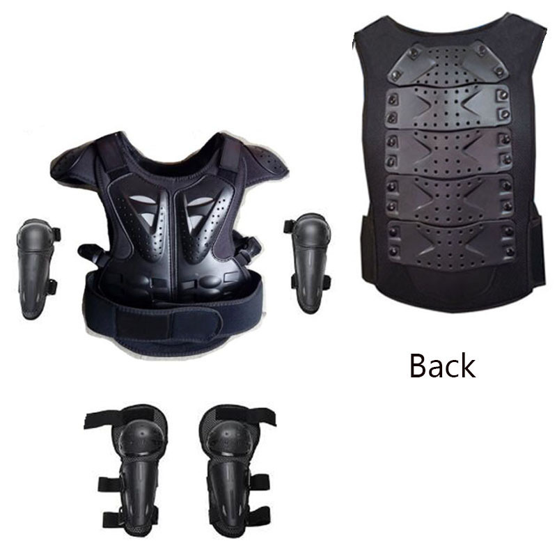 Motorcycle Gear Full Set - CE Motorcycle Kids Armor Vest Full