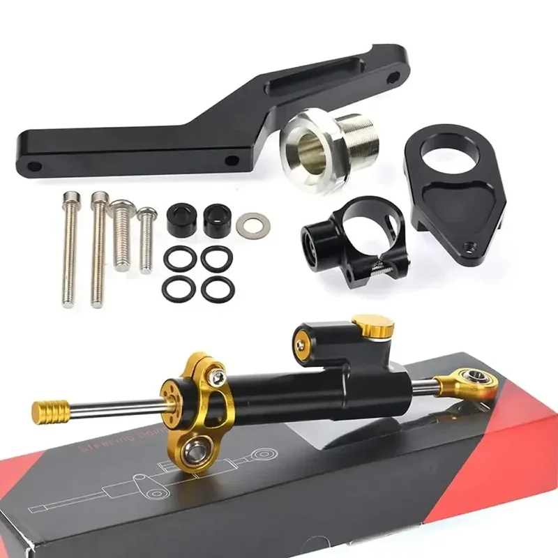 Motorcycle Gear Airbag - Motorcycle Steering Damper Stabilizer & Bracket