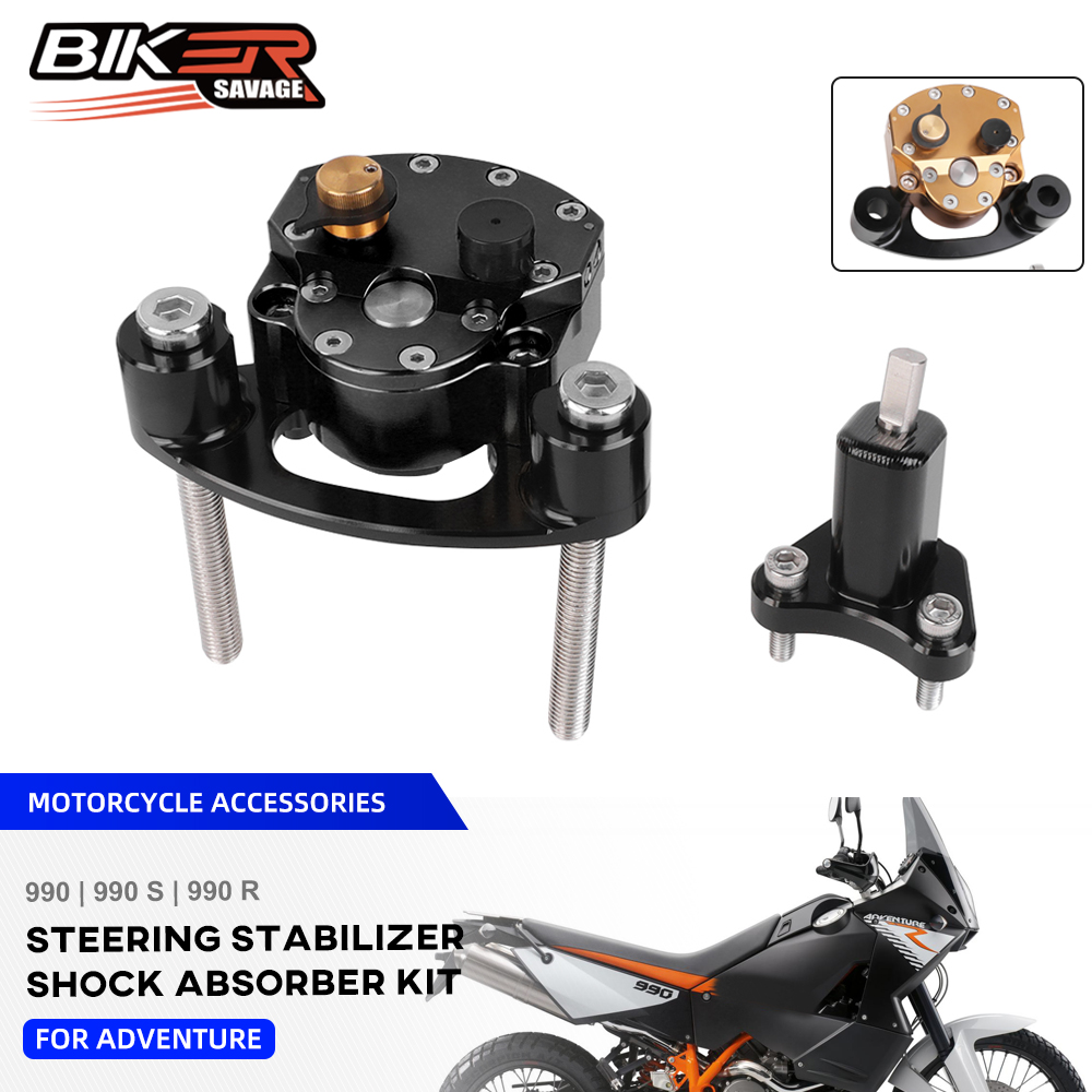 Motorcycle Gear Airbag - 990 ADV Steering Damper Stabilizer Bracket