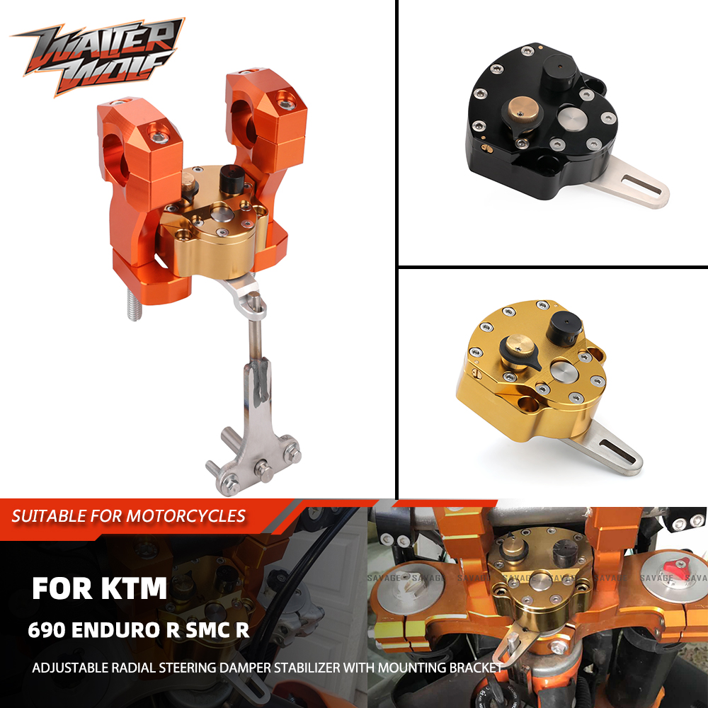 Motorcycle Gear Airbag - 690 Motorcycle Steering Damper Stabilizer For