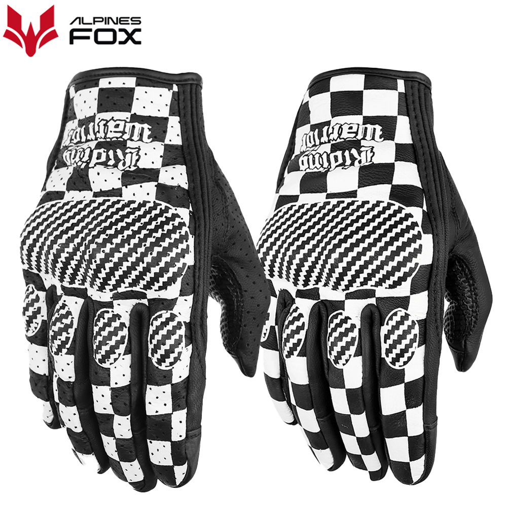 Vintage Motorcycle Gloves Genu - Motorcycle Gear Fox avis et prix
