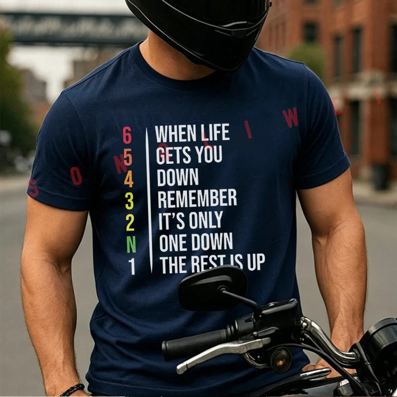Moto Cotton T-Shirt Motorcycle - Motorcycle Gear Quotes avis et prix