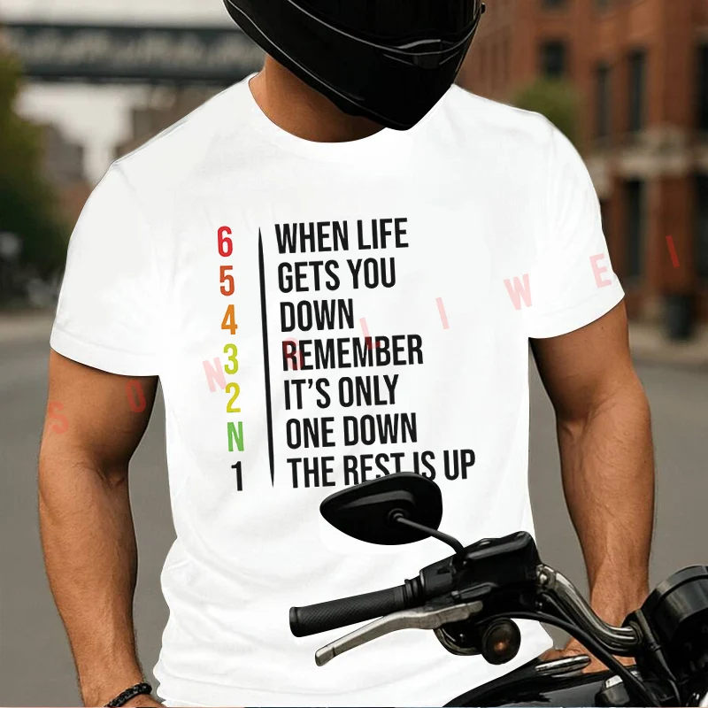 Moto Cotton T-Shirt Motorcycle - Motorcycle Gear Quotes avis et prix