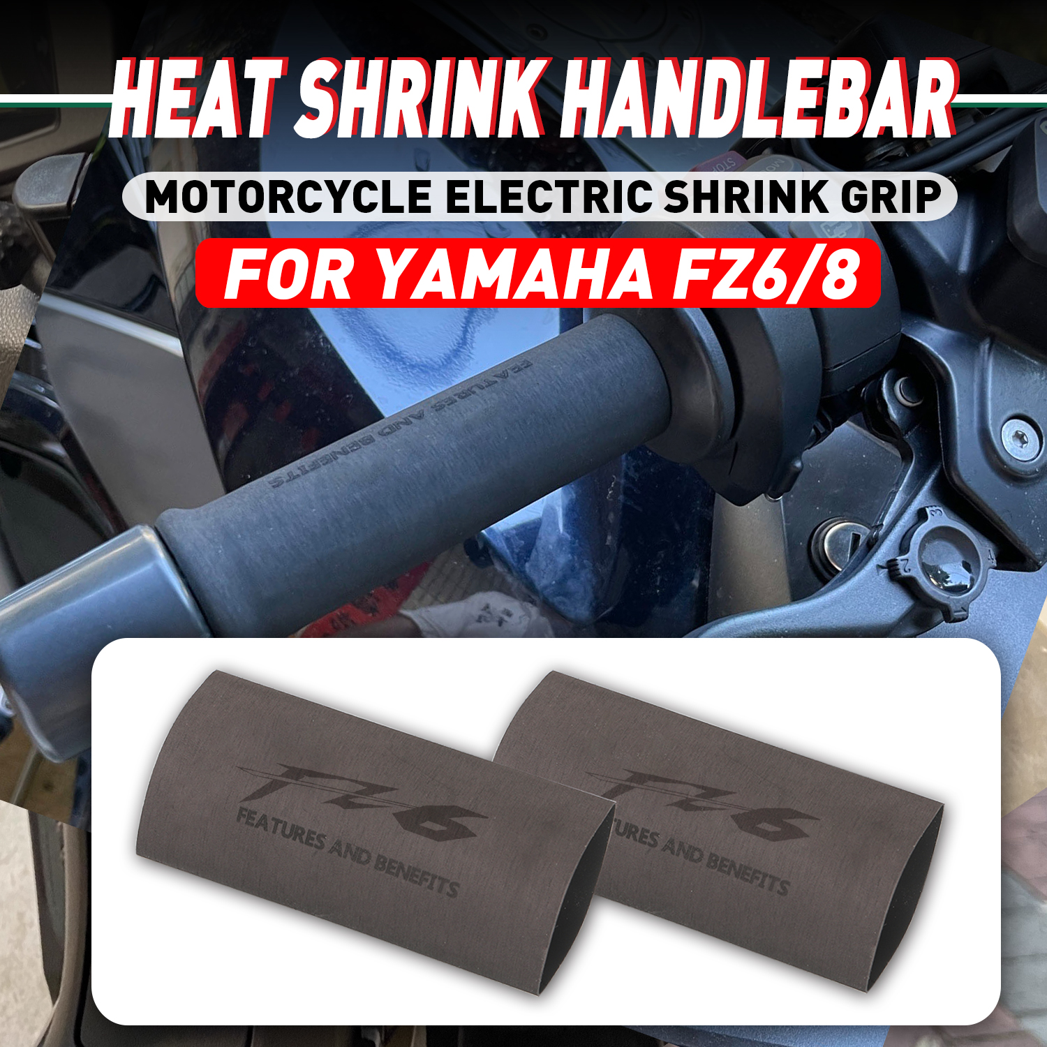 Heat shrinkable Grip For YAMAH - Handlebar Grip Heated avis et prix