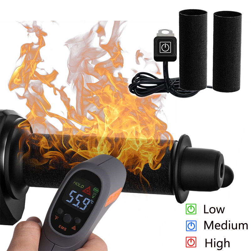 12V 3-Gear Motorcycle Heated H - Handlebar Grip Heated avis et prix