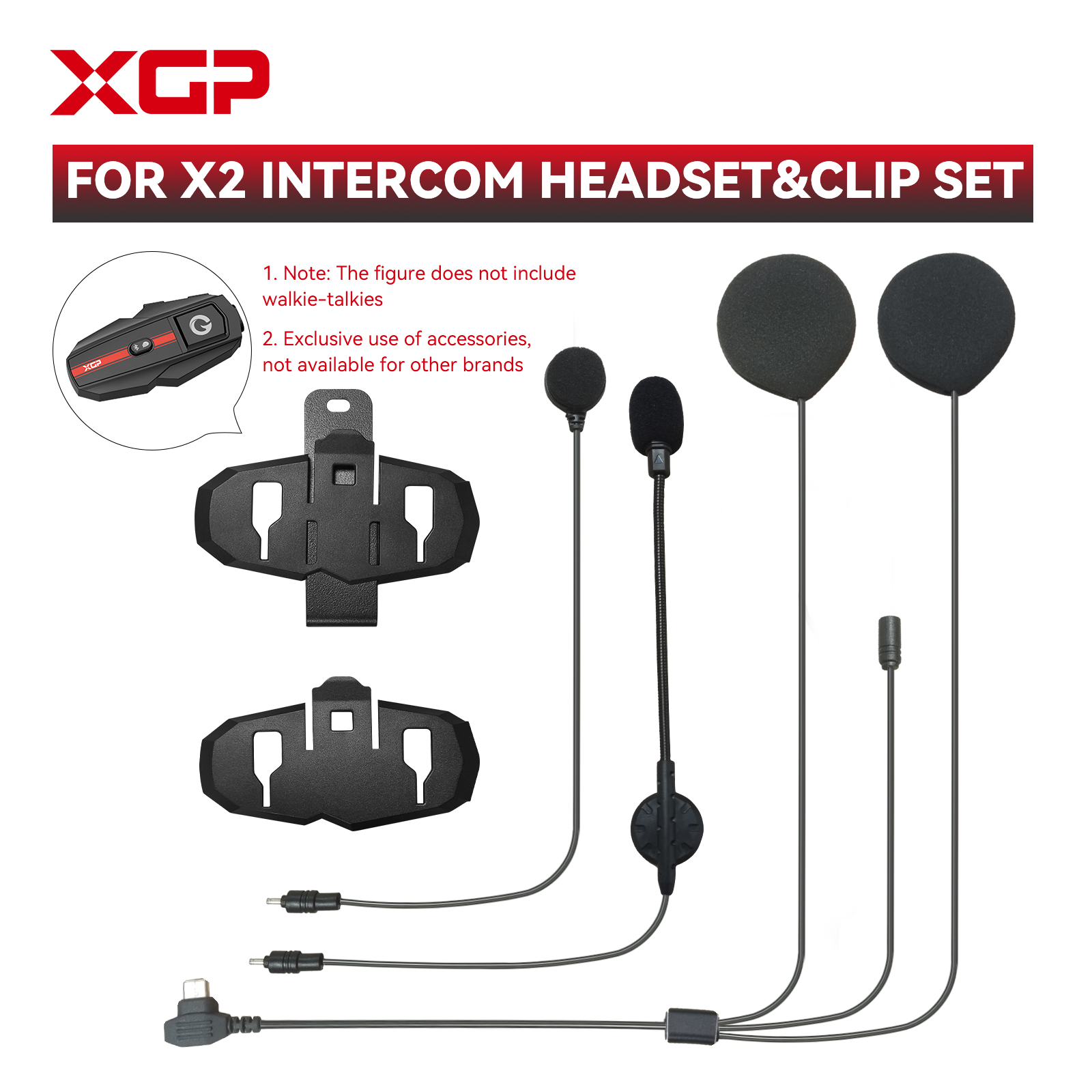XGP X2 Motorcycle Intercom Hea - Motorcycle Gear Full Set avis et prix