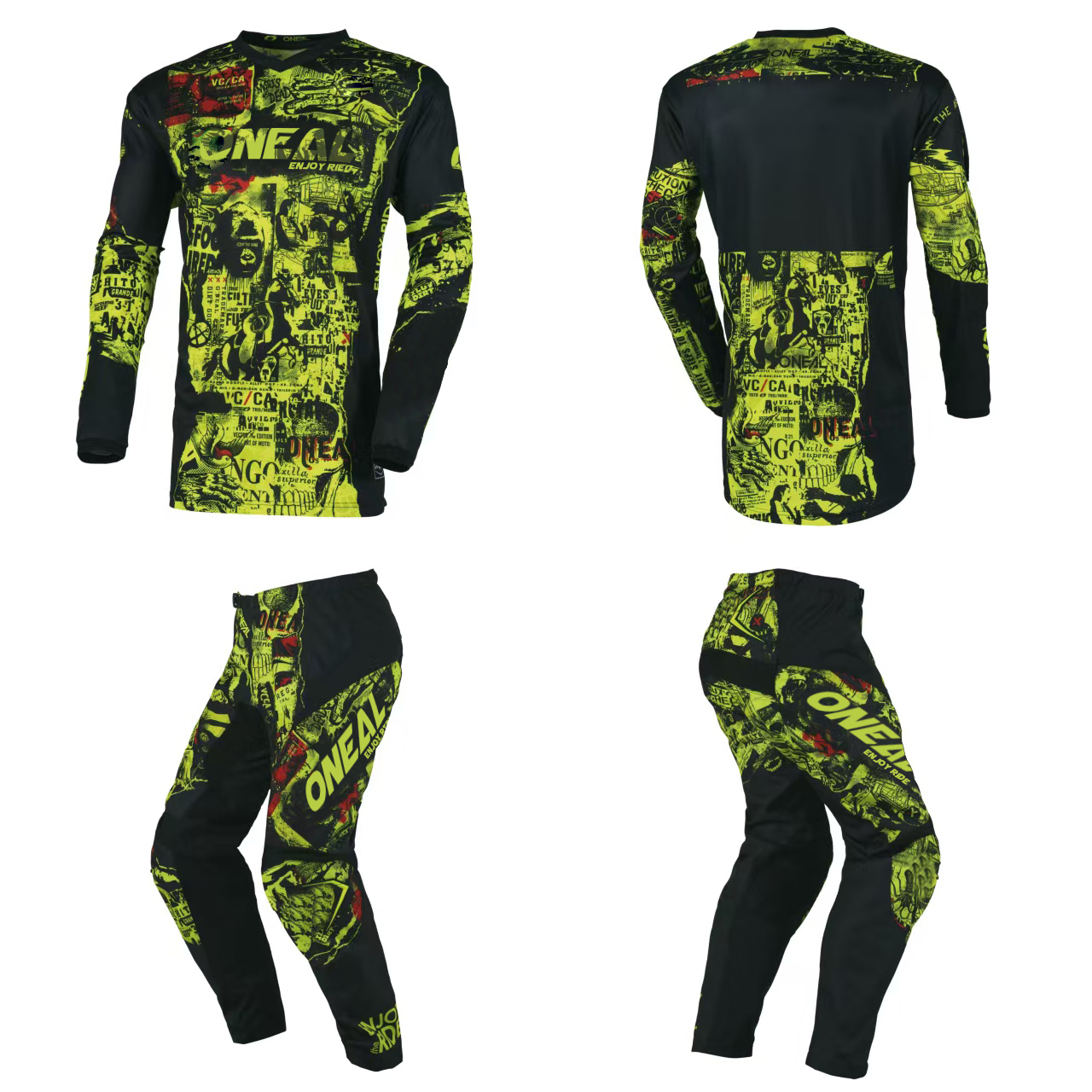 ONEAL ENJOYRIDE MX Jersey and  - Motorcycle Gear Alpinestar avis et prix