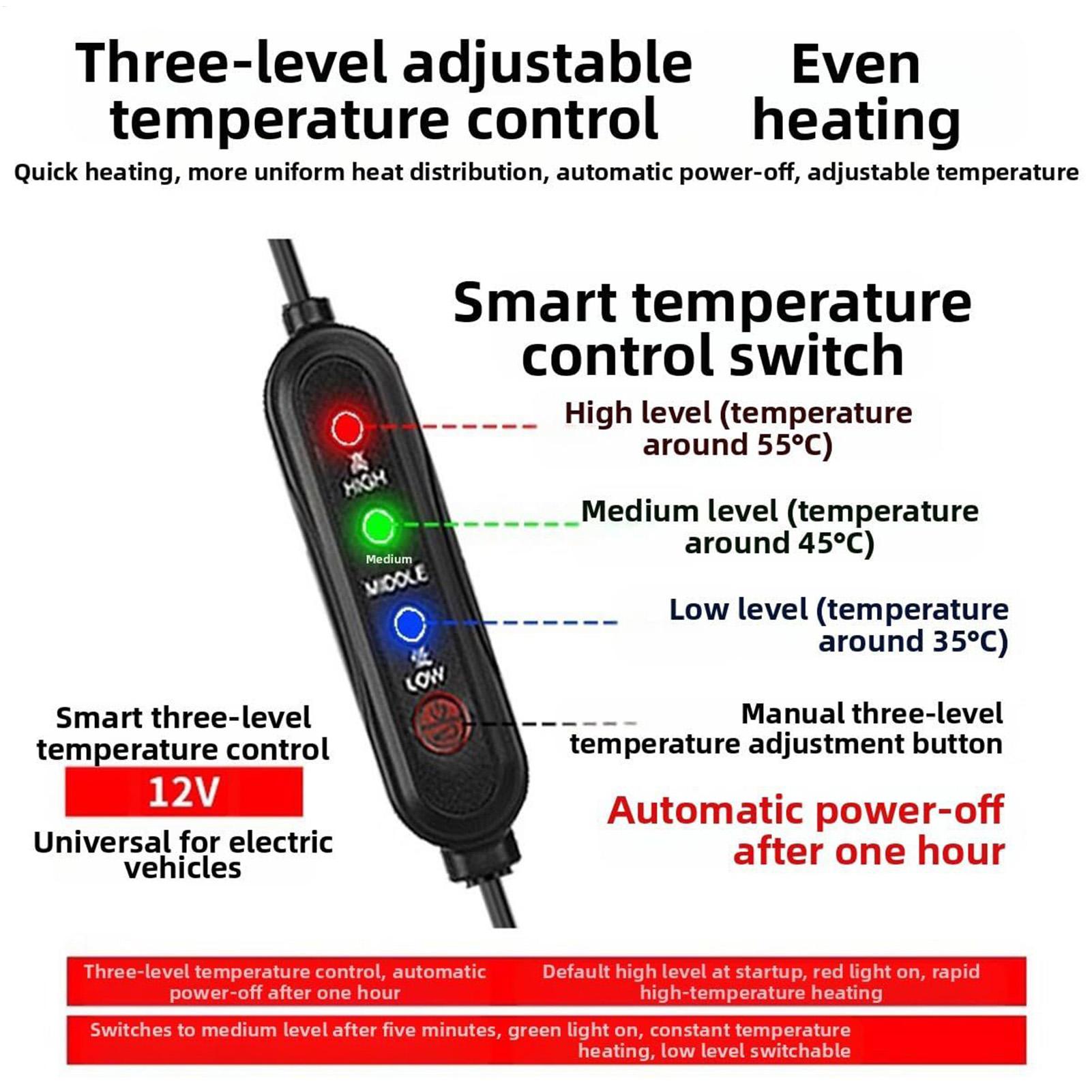USB Heated Motorcycle Grips 3  - Handlebar Grip Heated avis et prix
