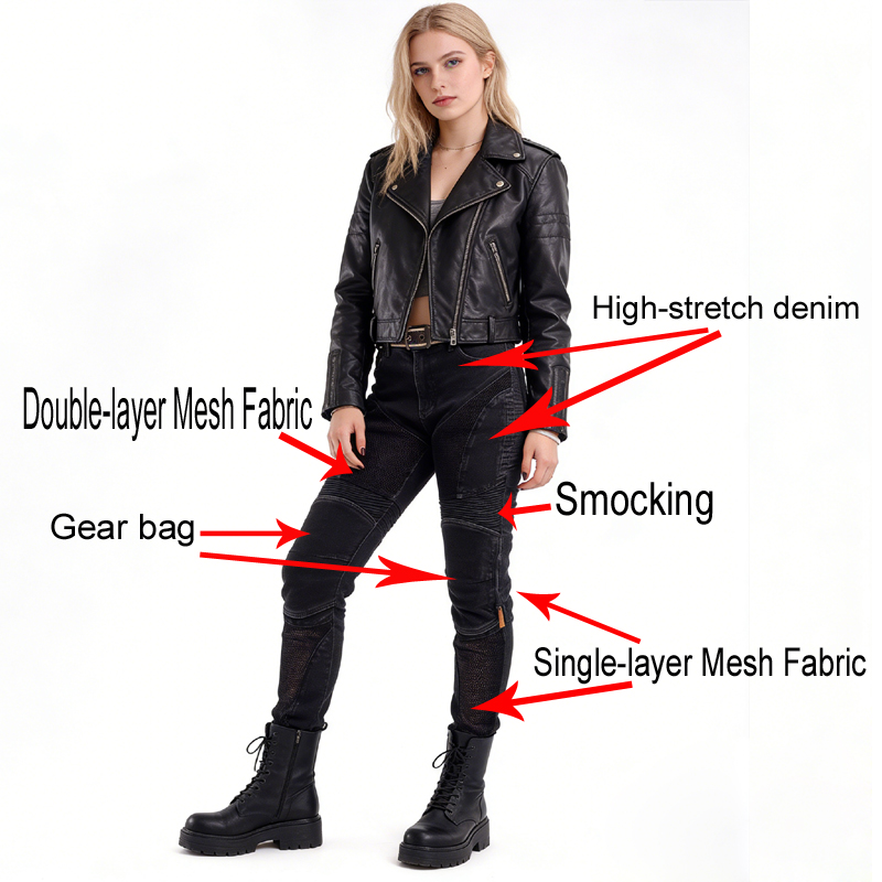 Summer Riding Pants Women Kevl - Motorcycle Gear For Summer avis et prix