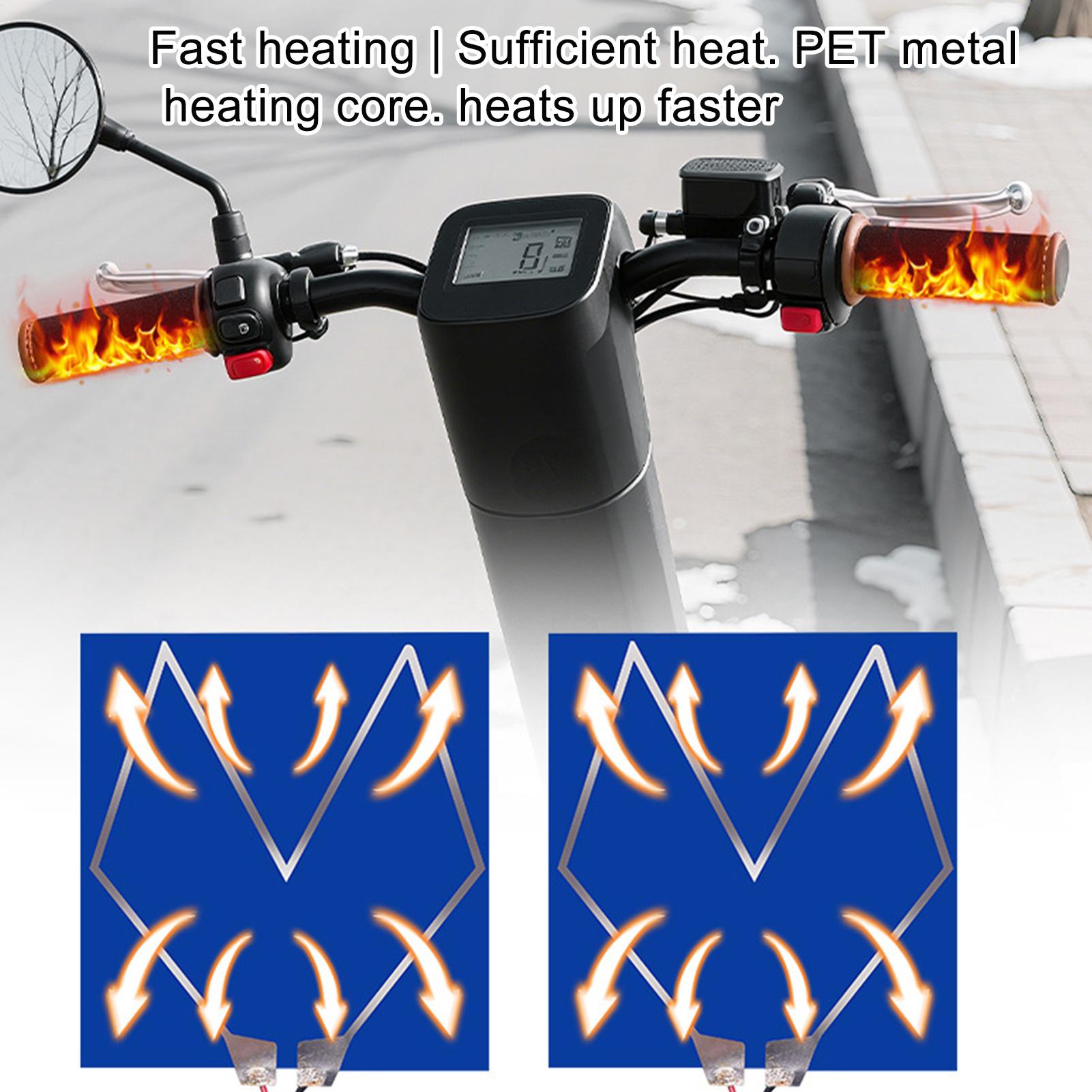 Motorcycle Heated Grips 3-Temp - Handlebar Grip Heated avis et prix