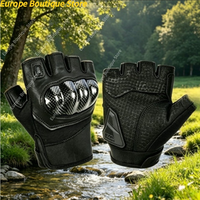 Half Finger Motorcycle Gloves  - Motorcycle Gear For Summer avis et prix