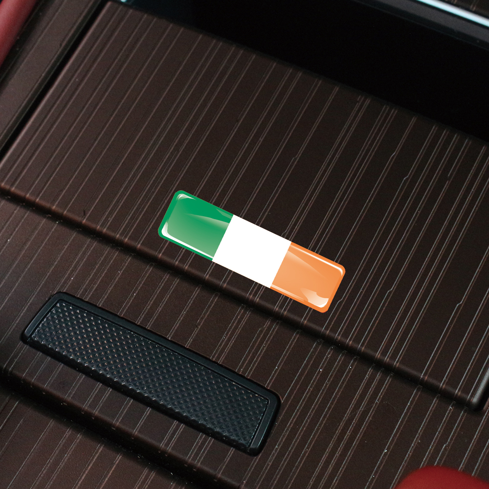 Ireland Flag 3D Epoxy Resin De - Motorcycle Gear Ireland avis et prix