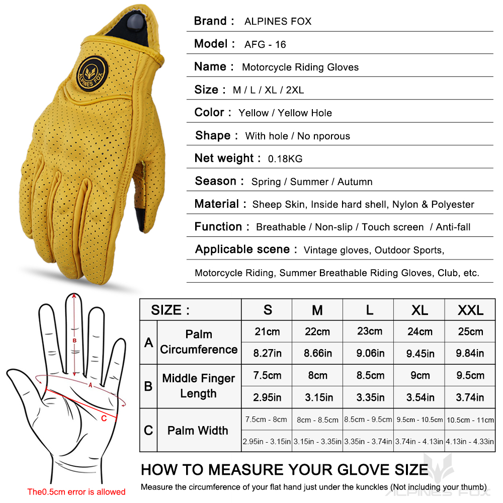 Breathable Motorcycle Gloves G - Motorcycle Gear Fox avis et prix