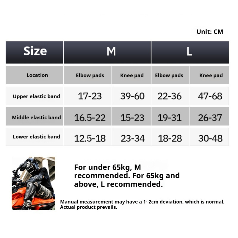 SULAITE Motorcycle Knee and El - Motorcycle Gear Full Set avis et prix