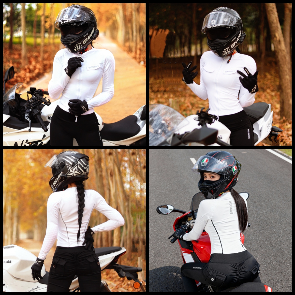 WOSAWE Women Motorcycle Jacket - Motorcycle Gear Full Set avis et prix