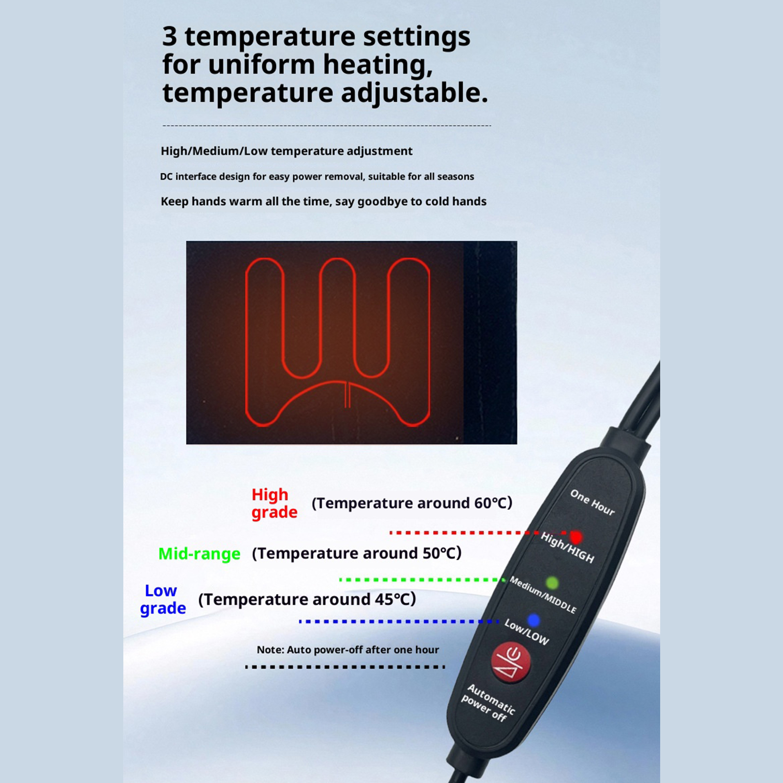 5V Heated Handlebar Grip USB E - Handlebar Grip Heated avis et prix